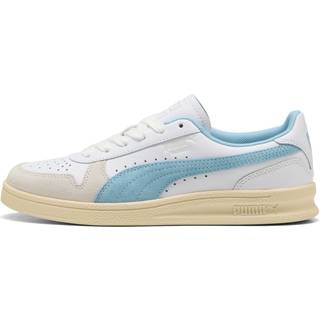 PUMA Indoor Sneakers Unisex, Shoes, White/Aqua, 42.5 - Aqua - 42.5