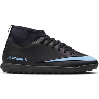 Nike Jr. Mercurial Superfly 10 Club TF High-Top-fodboldsko til mindre/større børn - sort - 38
