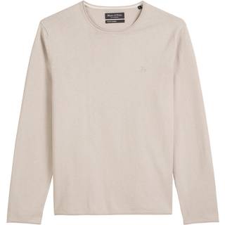 Marc O'Polo Herren Pullover beige unifarben