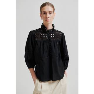 Brunie Bluse, Black, XL