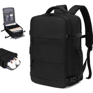 TEMU Men's Hiking Backpack, Travel Backpack, Airline Approved Carry-on Bag, Personal Items Backpack, Oxford Cloth Travel Backpack, Laptop Backpack, Expandable Hiking Backpack, Holiday Gift