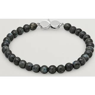 Tom Wood Cove Bracelet Slim Black Larvikite