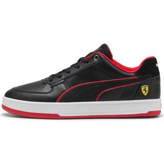 PUMA Scuderia Ferrari Caven 2.0 Sneakers Unisex, Shoes, Black/Rosso Corsa, 44