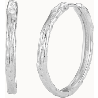 Elio Earrings L - Sølv