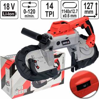 Båndsag Yato YT-82188; 18 V (uden batteri og oplader)