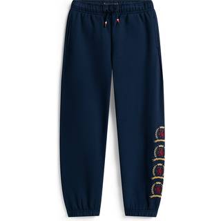 Repeat Crest Embroidery Fleece Joggers