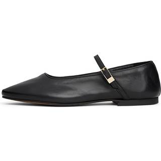 Leather Mary Jane Ballerinas