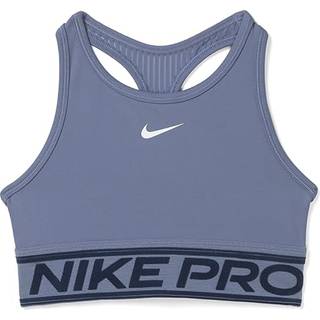 Nike Pro Swoosh-sports-bh til større børn (piger) - blå - blå - XL