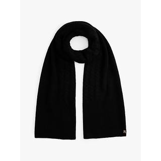Chic Cable Knit Fluffy Scarf
