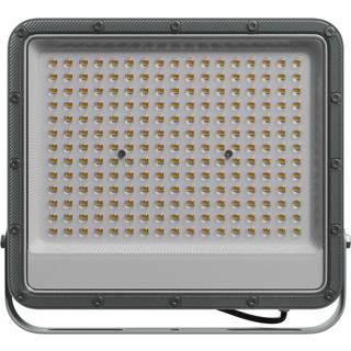Noctis Max lysarmatur 150W - Kold hvid, 230V, 85°, IP65, 304x269x38 mm, grå. - Dæmpbar : Ikke dæmpbar, Kulør : Kold