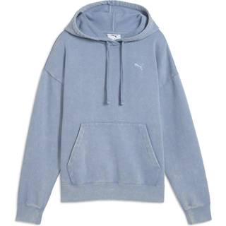 PUMA Essentials Elevated Relaxed Wash Hoodie Women, Clothing, Cool Blue, XL