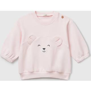 Benetton Benetton Baby Pink Appliqué Animal Sweatshirt