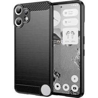 Nothing CMF Phone 2 Pro Børstet TPU Cover - Karbonfiber - Sort