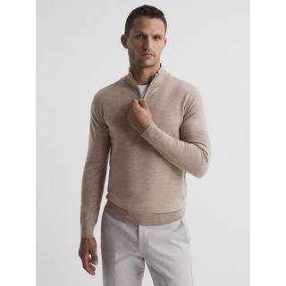 Reiss Reiss Blackhall Merino Wool Half-Zip Højhalset Trøje
