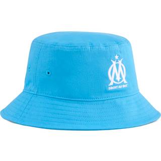 PUMA Olympique de Marseille Essentials Bucket Hat, Sport, Azure/White, OSFA