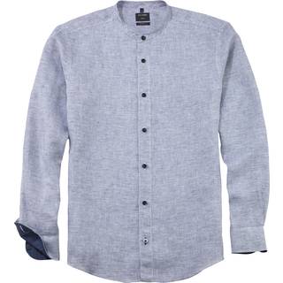 OLYMP Herren Hemd blau gestreift