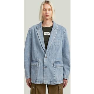 Oversized Blazer - Light blue - Women
