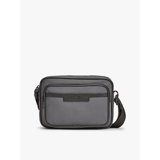 Metal Logo Crossbody Reporter Bag