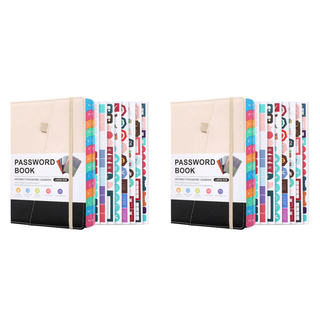 Adgangskodebevaringsbog med alfabetiske faner til seniorer, D