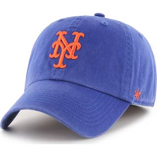47 MLB Team Farve Primr Logo Franchise Monteret Baseball Hat Kasket Unisex Voksen - New York Mets - Bl (Lille)