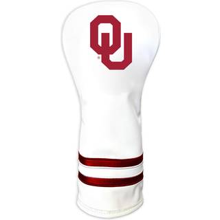 Team Golf NCAA Oklahoma Sooners Hvid Vintage Fairway Hovedbetr?k Hvid Vintage Fairway Golfklub Hovedbetr?k Formtilpasning Design Retro Design