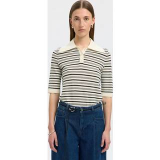 100% Merinould Strikket Poloshirt