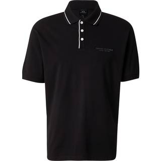 Armani Exchange Polo T Shirt Black