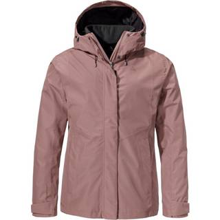 Schöffel Women's 3In1 Jacket Okere 3 i 1-jakke Damer størrelse 44 - Regular farve twilight mauve
