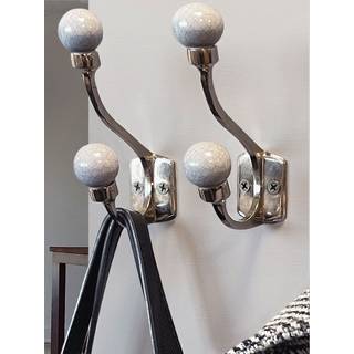 Laura Ashley Laura Ashley Dove Grey Bertie Double Hooks