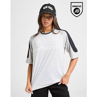 New Balance Football Boyfriend T-Shirt, Sort - XS