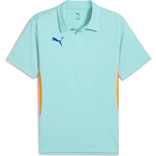 PUMA Individual Padel Polo Men, Clothing, Safe Lake/Vivid Blue/Heat Fire, XL
