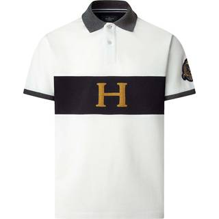 HACKETT Herren Polo-Shirt weiß Classic Fit