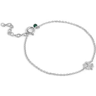 ENAMEL Copenhagen Armbånd - Four-Leaf Clover - Silver Colour
