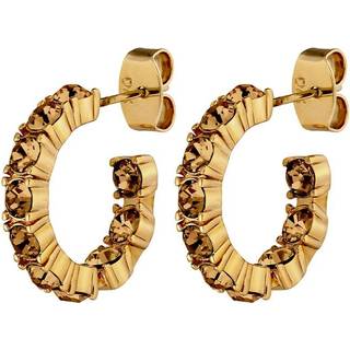 DYRBERG/KERN RAQUEL ØRERING 470111 (Gold, Brown, ONESIZE)