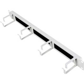 Roline - patch panel - 44 x 60 mm with brush strip - 1U