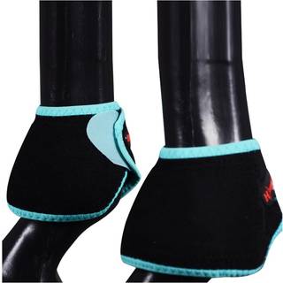 HILASON Klokkestvler til heste No Turn Beskyttelse Komfort og holdbarhed Hurtig indpakning krog og lkke hoppestvler slges i par