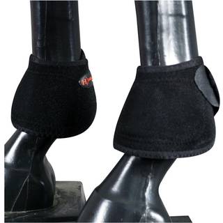 HILASON Klokkestvler til heste No Turn Beskyttelse Komfort og holdbarhed Hurtig indpakning krog og lkke hoppestvler slges i par