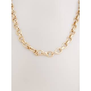 Next Gold Tone Double Link Chunky Chain Necklace