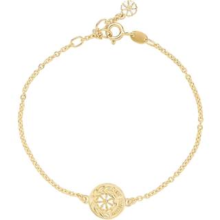 Lund Copenhagen Marguerit "Best Friends" armbånd i forgyldt