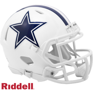 Dallas Cowboys hjelm Riddell Replica Mini Speed ???tyle On-Field Alternativ