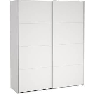Bergamo Garderobeskab 2 skydelåger 180 x 220 cm - Hvid