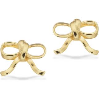 Scrouples øreringe sløjfe i forgyldt