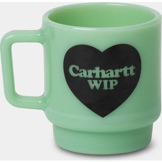 Heart Glass Mug Jade