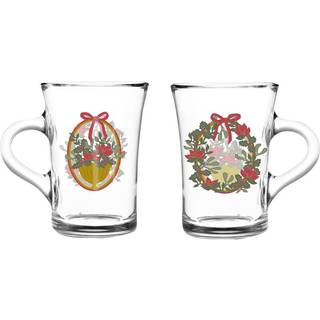 Holmegaard Christmas krus 2025 2-pak - Julepynt Glas Multi - 4800570