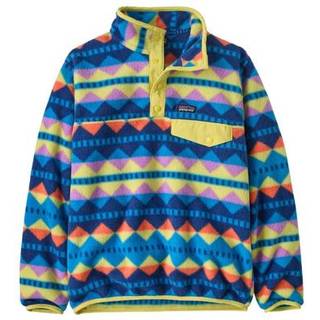 Patagonia Boy's Lightweight Synchilla Snap-T Pullover Fleecesweatere Børn størrelse M farve blå