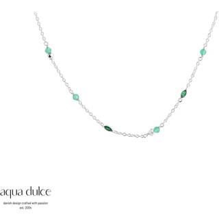 GREEN GARDEN NECKLACE | SILVER