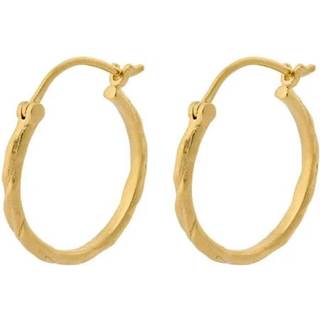 Pernille Corydon Ice øreringe små forgyldt sølv - e-236-gp