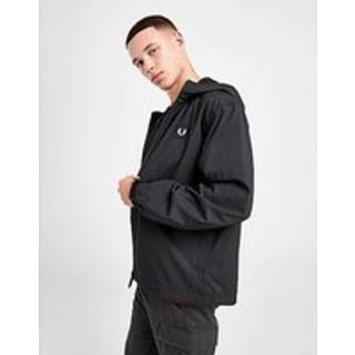 Fred Perry Badge Woven Jacket, Sort - M