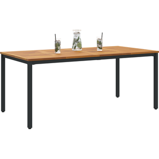 Havebord 180x90x75 cm Solid Akacietræ og Metal
