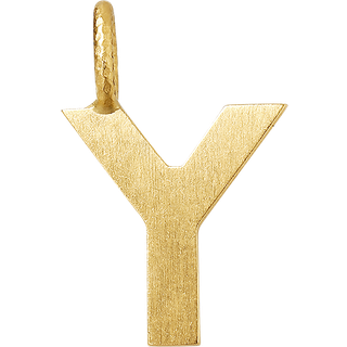 Dulong Letter vedhæng - Y, lille guld